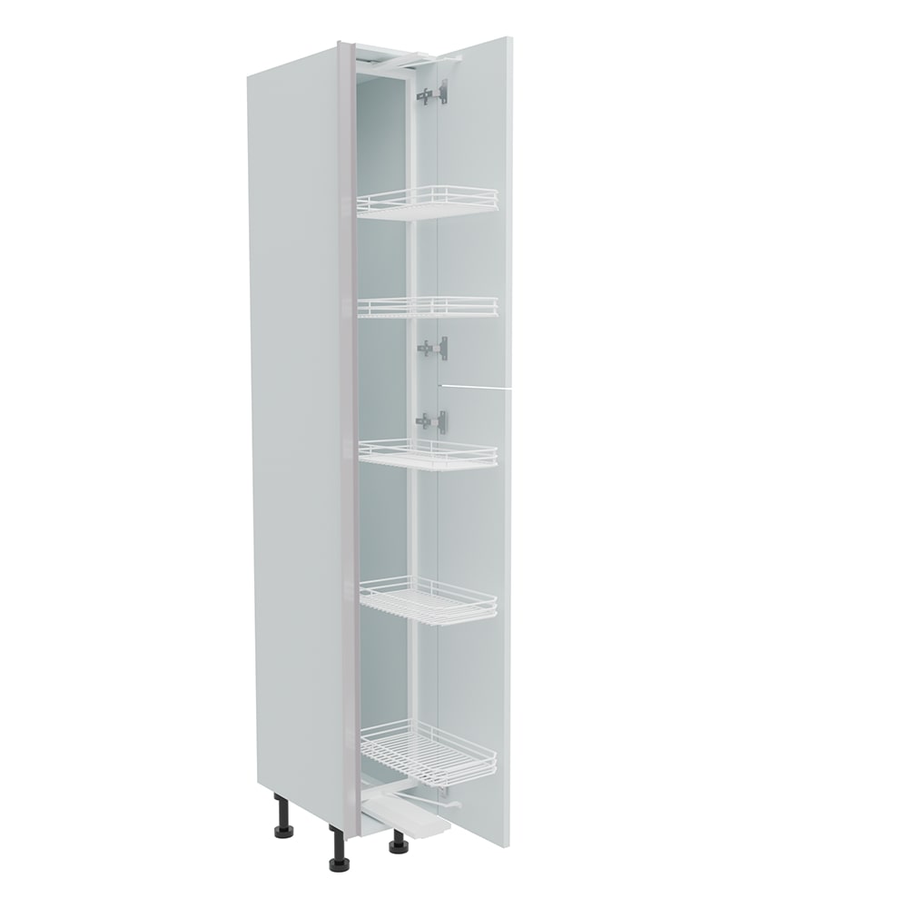 300mm True Handleless Tall Swing Out Larder Unit - Left Hand - (Low) 