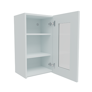 400mm True Handleless Glass Door Wall Unit (Medium)