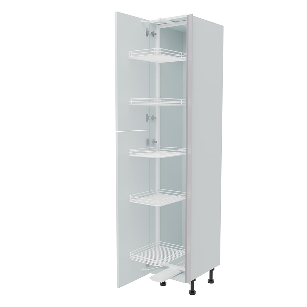 400mm True Handleless Tall Swing Out Larder Unit (895mm Top Door) - Left Hand - (High)