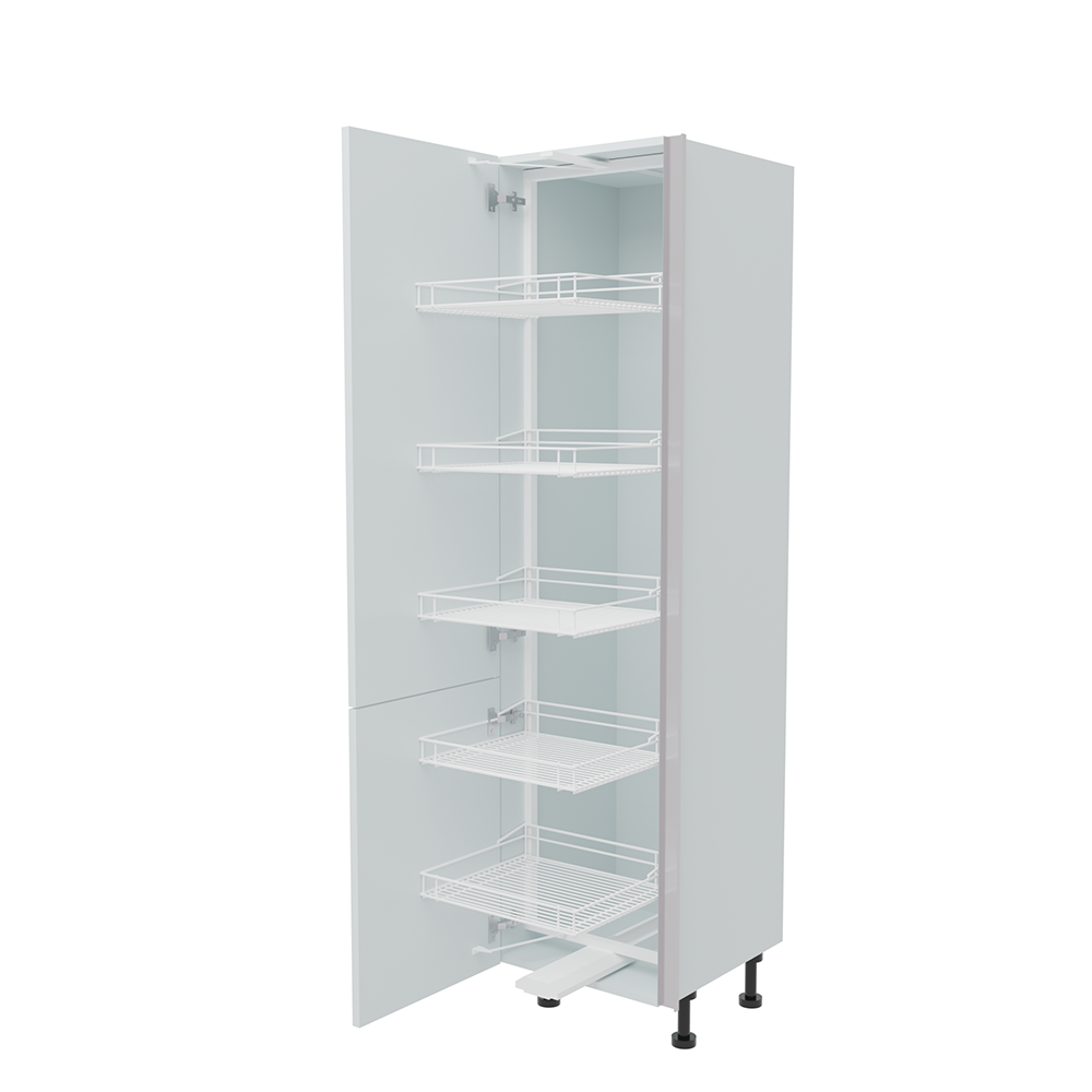 500mm True Handleless Tall Swing Out Larder Unit - Left Hand - 720mm Lower Door (Medium) 