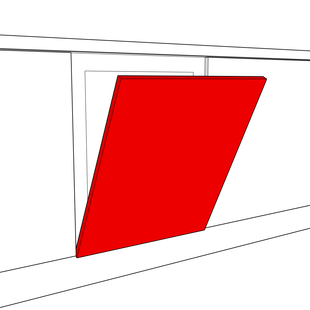 Artino Full Size Integrated Appliance Door (715 x 596mm)