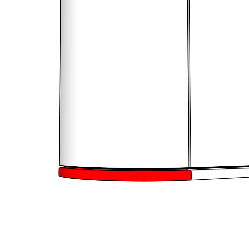 Bewdley (Premium Colours) External Curved Pelmet - Universal