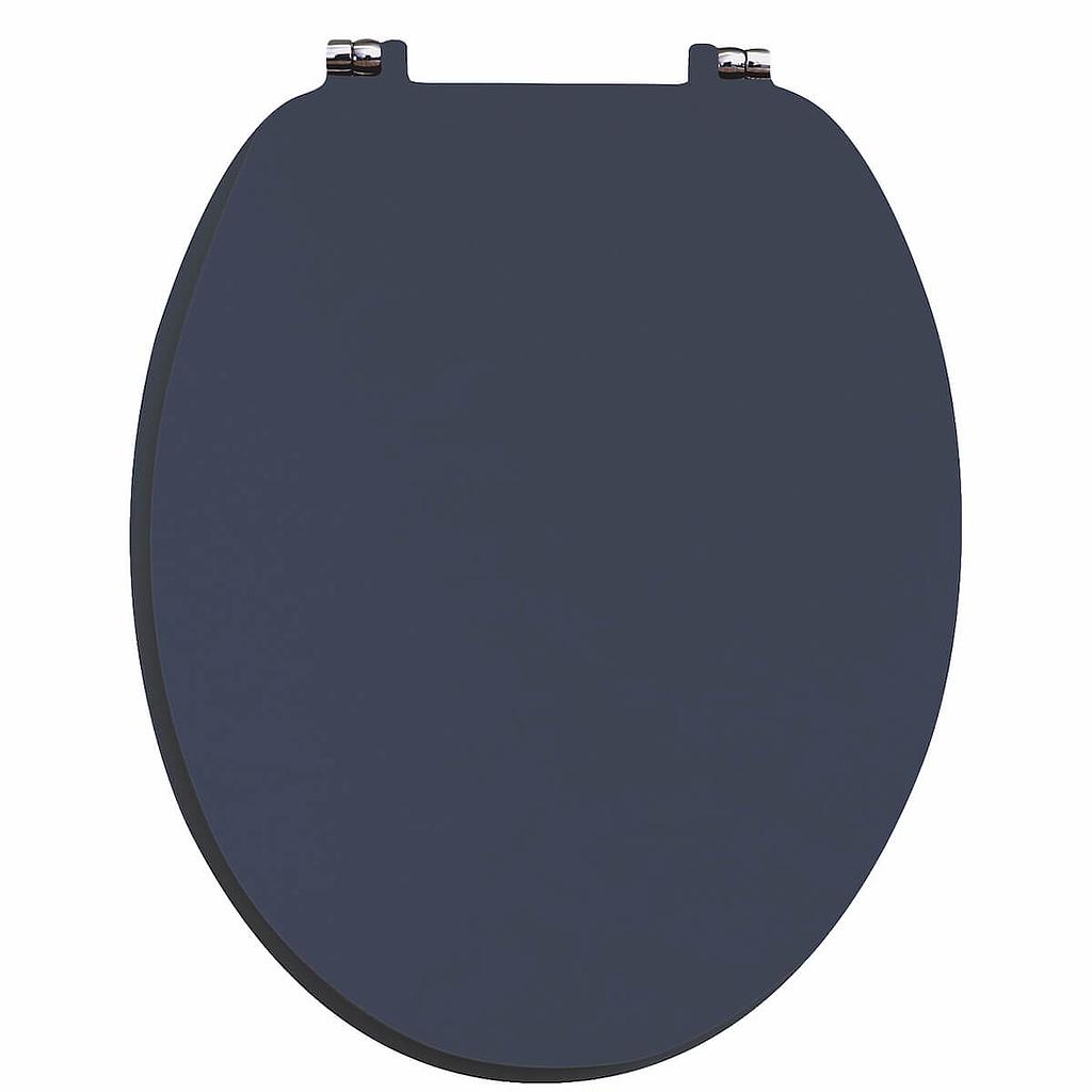 Wooden Soft Close WC Seat - Matte Indigo Blue