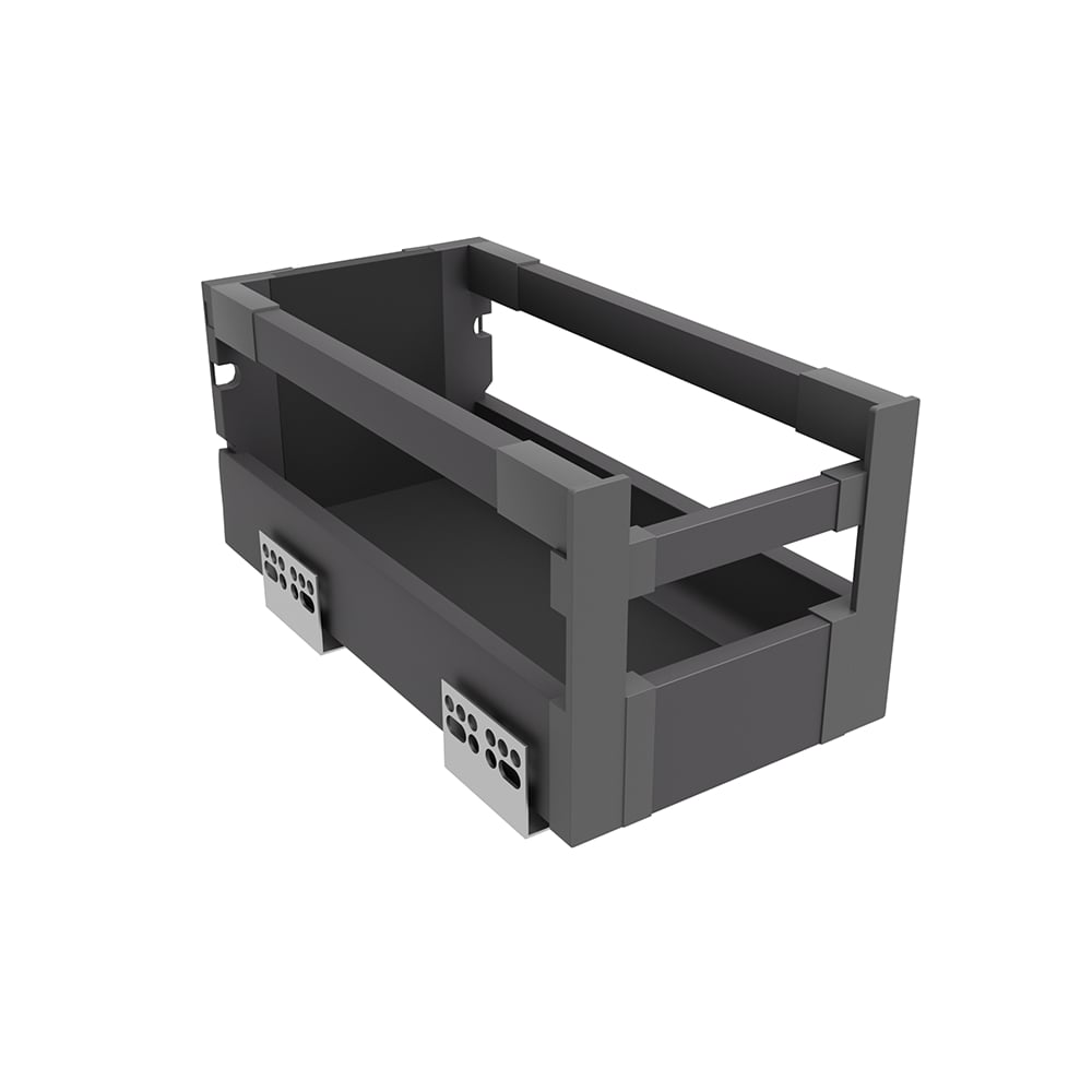 300mm Complete Internal Soft Close Pan Drawer - 204mm High