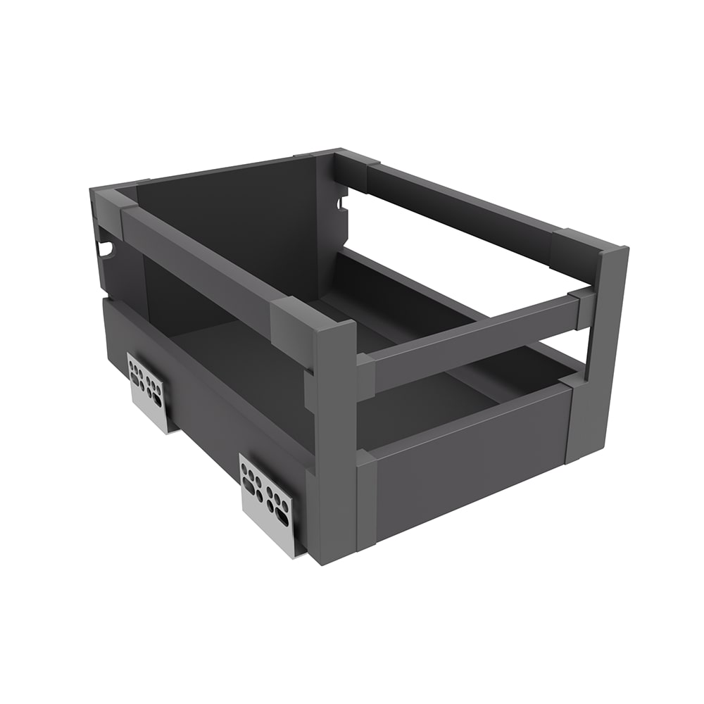 400mm Complete Internal Soft Close Pan Drawer - 204mm High