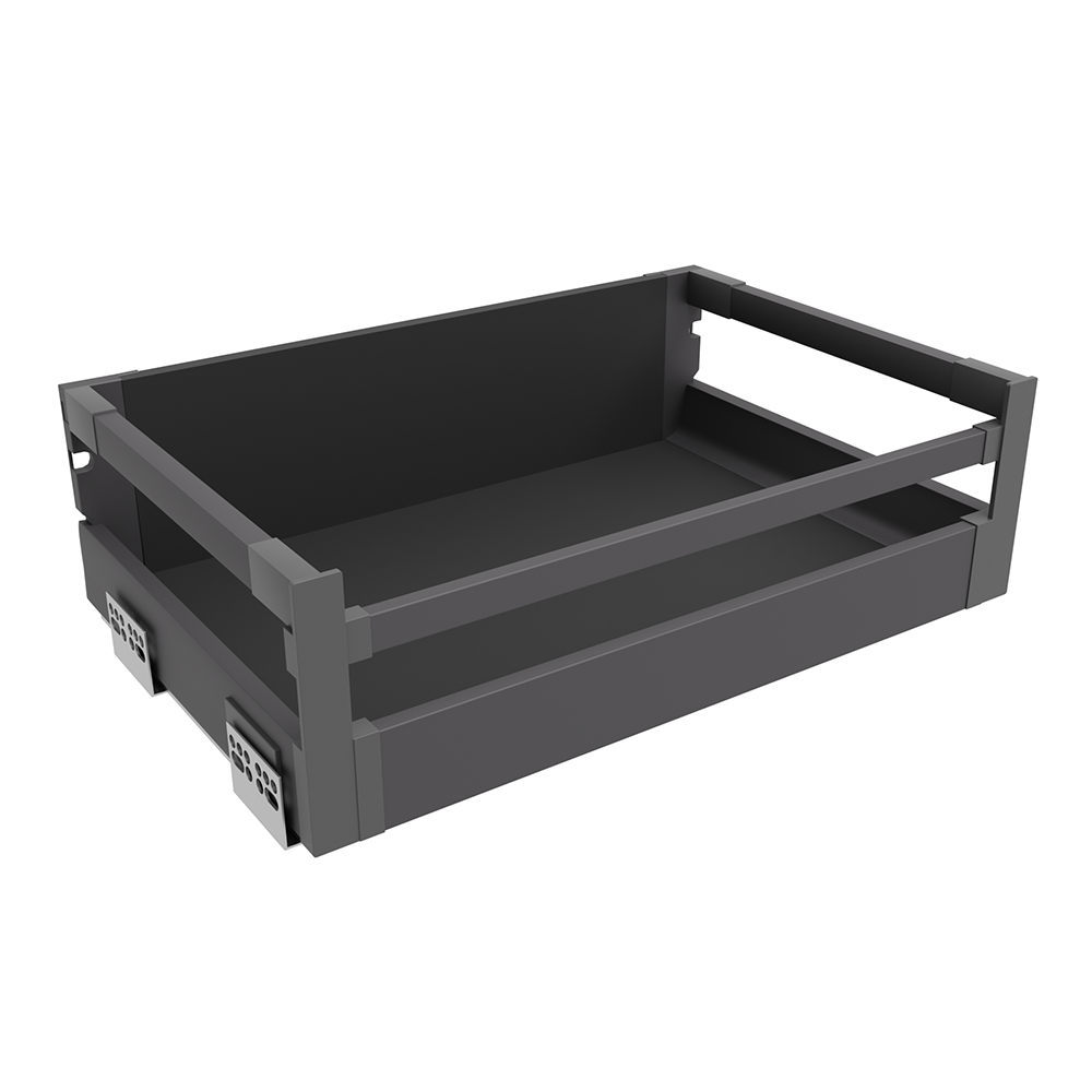 800mm Complete Internal Soft Close Pan Drawer - 204mm High