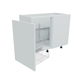 1000mm Highline Corner Base Unit - Magic Corner - 500mm Door (Right Blank)