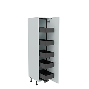 400mm Tall Planero Swing Out Larder Unit - 570mm Lower Door (Low)