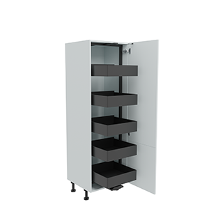 600mm Tall Planero Swing Out Larder Unit - 570mm Lower Door (Low)