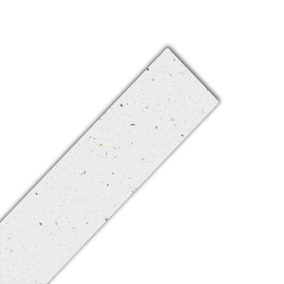 Axiom Platinum White Laminate Edging Strip - 1.8m