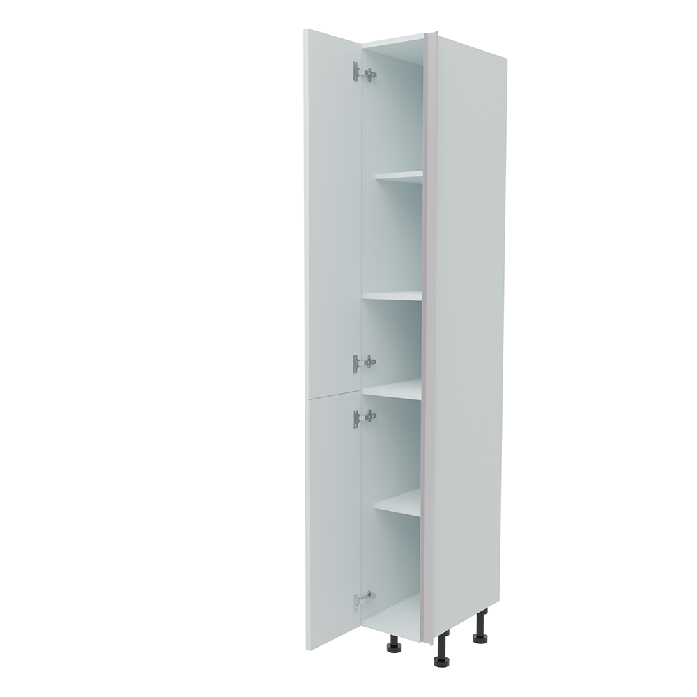 300mm True Handleless Larder Unit (895mm Lower Door) - LH Hinge (High)