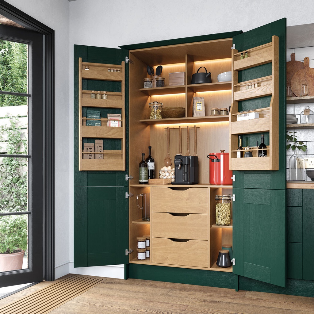 Solid oak 2024 larder cupboard