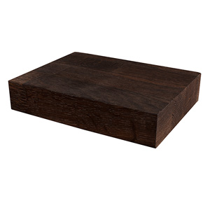 Black Oak Wooden Worktop Sample 200mm x 150mm x 40mm 