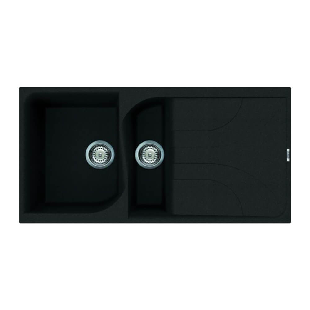 1.5 Bowl - Quartz Black Inset Sink