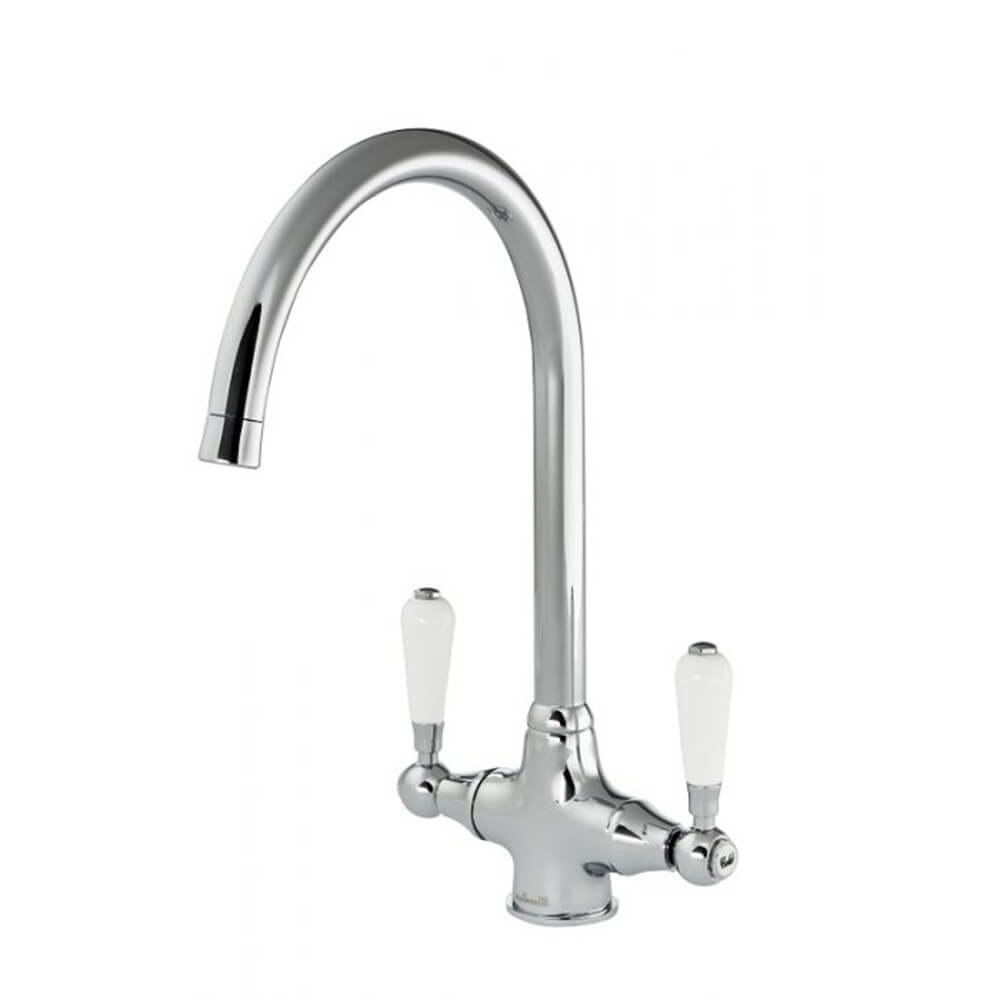 Belmore Tap - Chrome & White