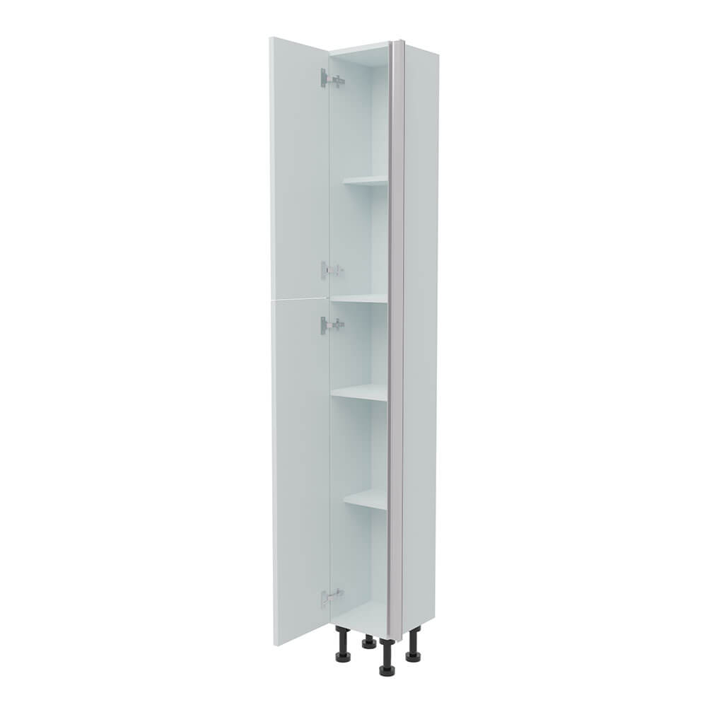 300mm True Handleless Tall Larder Unit - 895mm Top Door - Left Hand (High) (300mm Deep)