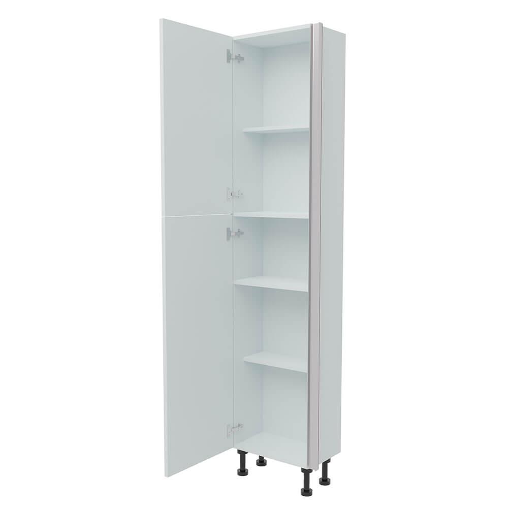 500mm True Handleless Tall Larder Unit - 895mm Top Door - Left Hand (High) (300mm Deep)