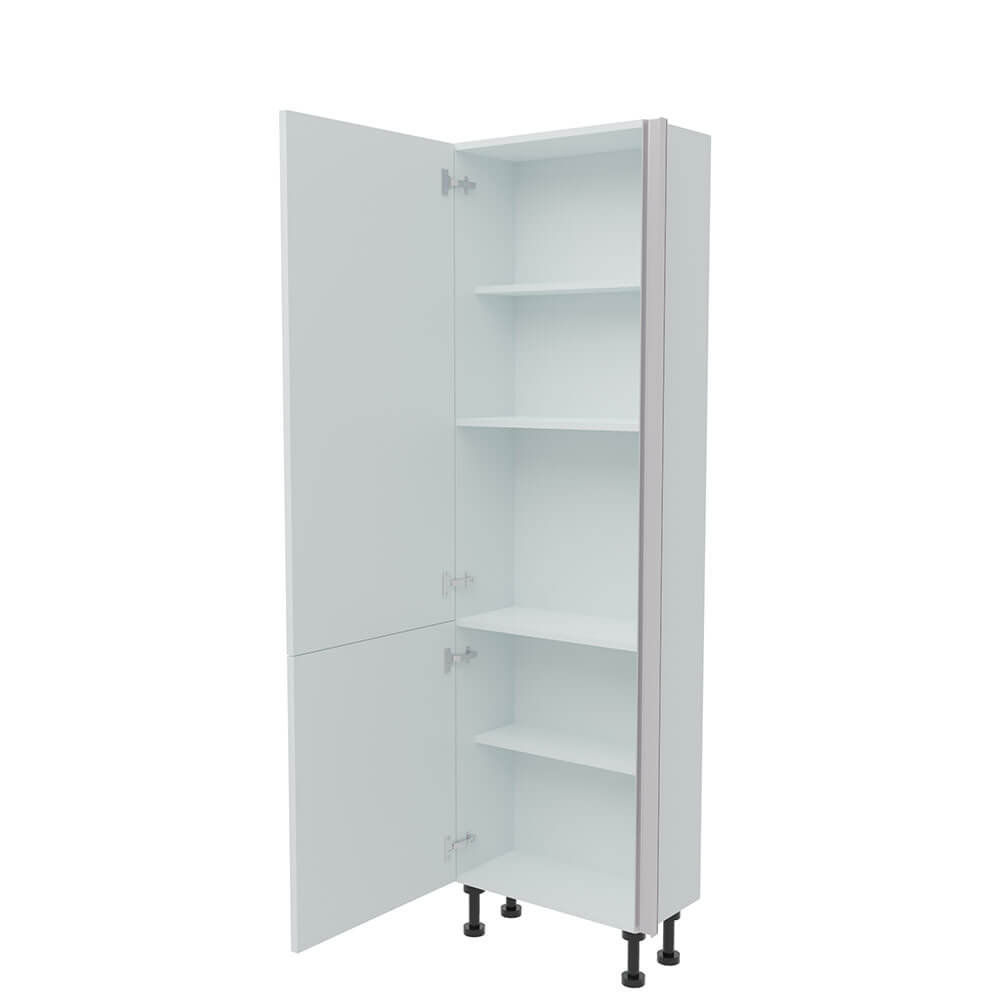 600mm True Handleless Tall Larder Unit - 715mm Lower Door - Left Hand (Medium) (300mm Deep)