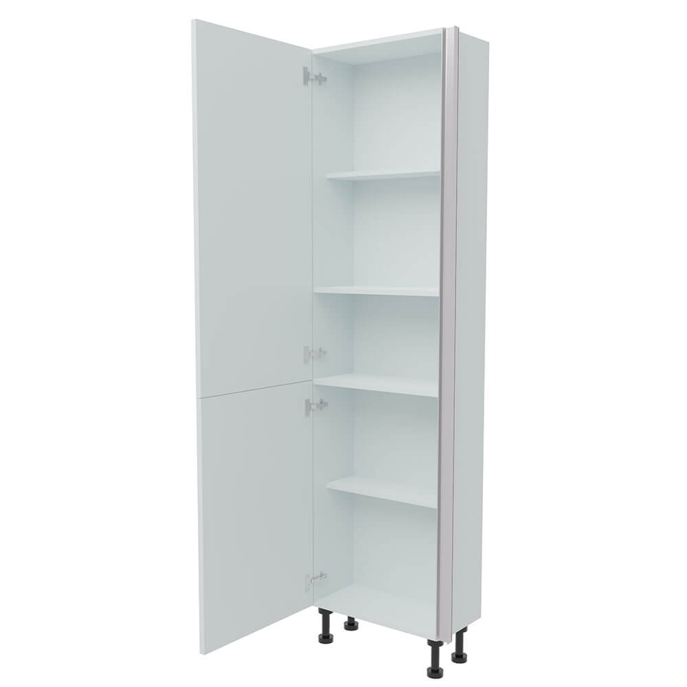 600mm True Handleless Tall Larder Unit - 895mm Lower Door - Left Hand (High) (300mm Deep)