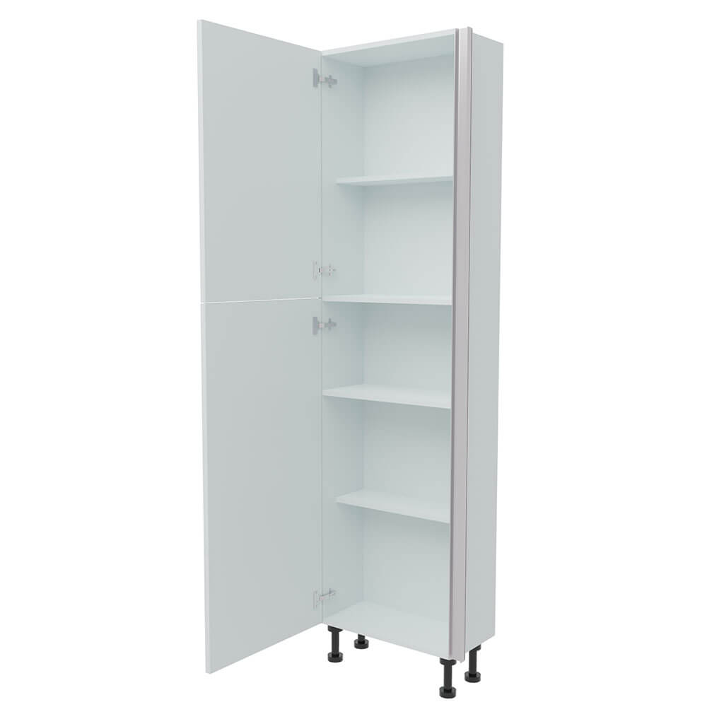 600mm True Handleless Tall Larder Unit - 895mm Top Door - Left Hand (High) (300mm Deep)