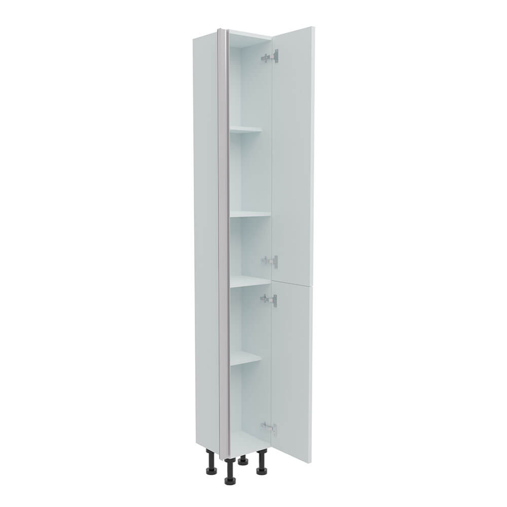 300mm True Handleless Tall Larder Unit - 895mm Lower Door - Right Hand (High) (300mm Deep)