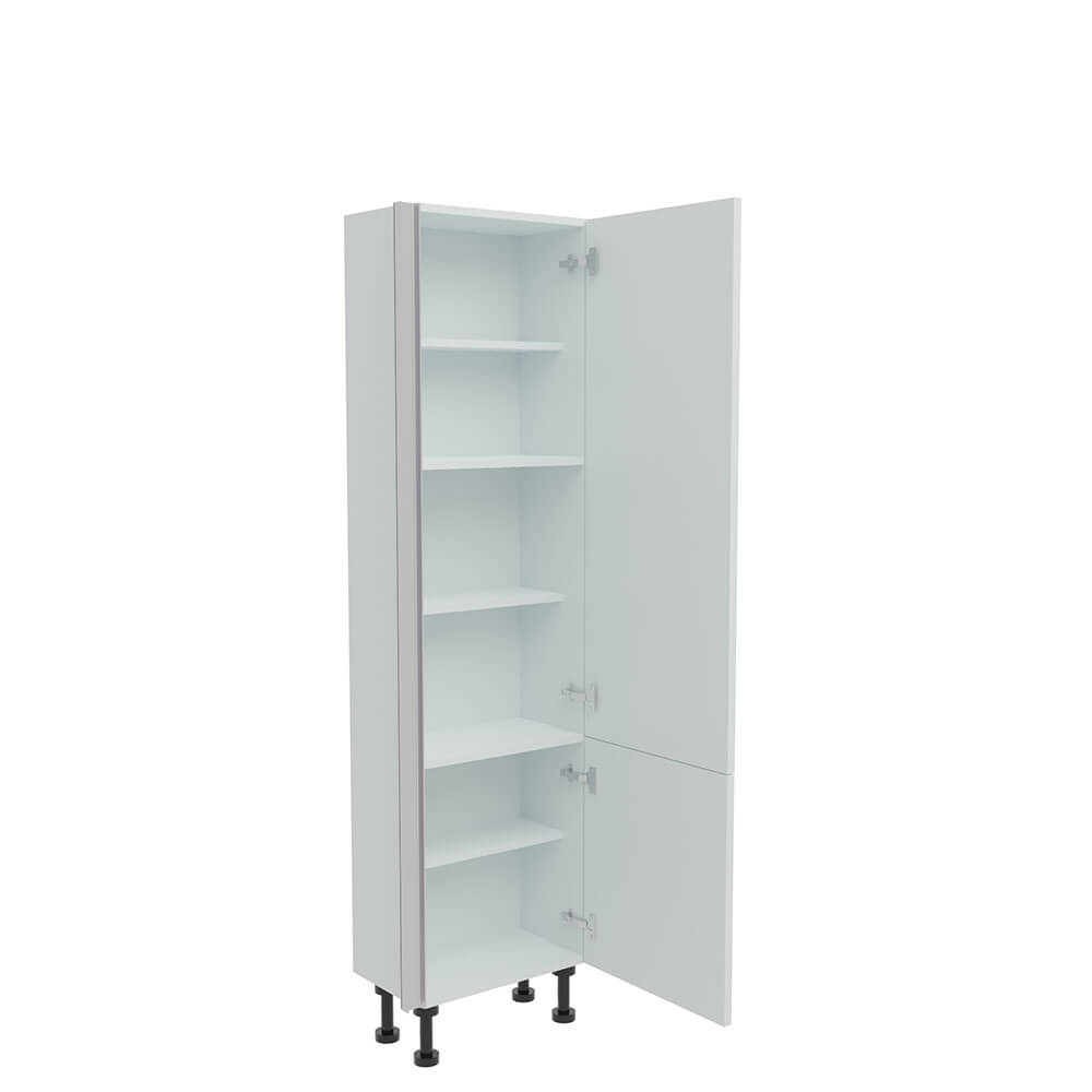 500mm True Handleless Tall Larder Unit - 570mm Lower Door - Right Hand (Low) (300mm Deep)