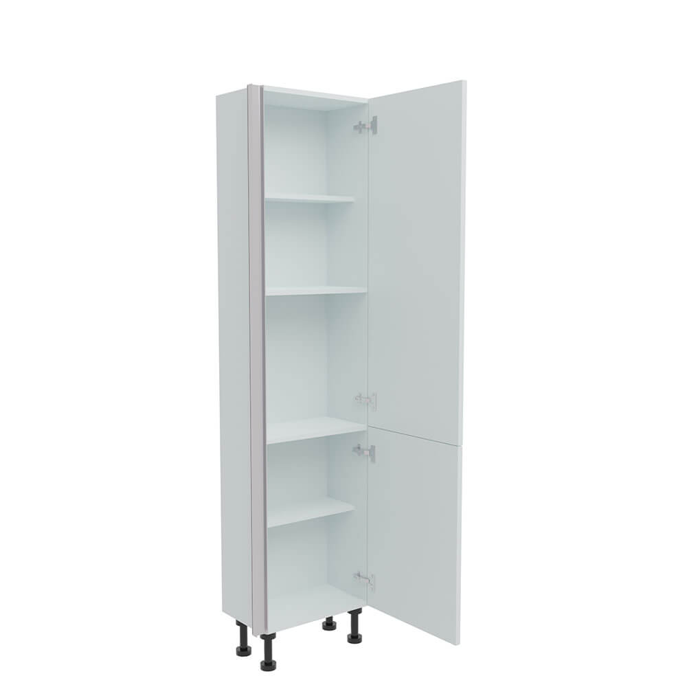 500mm True Handleless Tall Larder Unit - 715mm Lower Door - Right Hand (Medium) (300mm Deep)