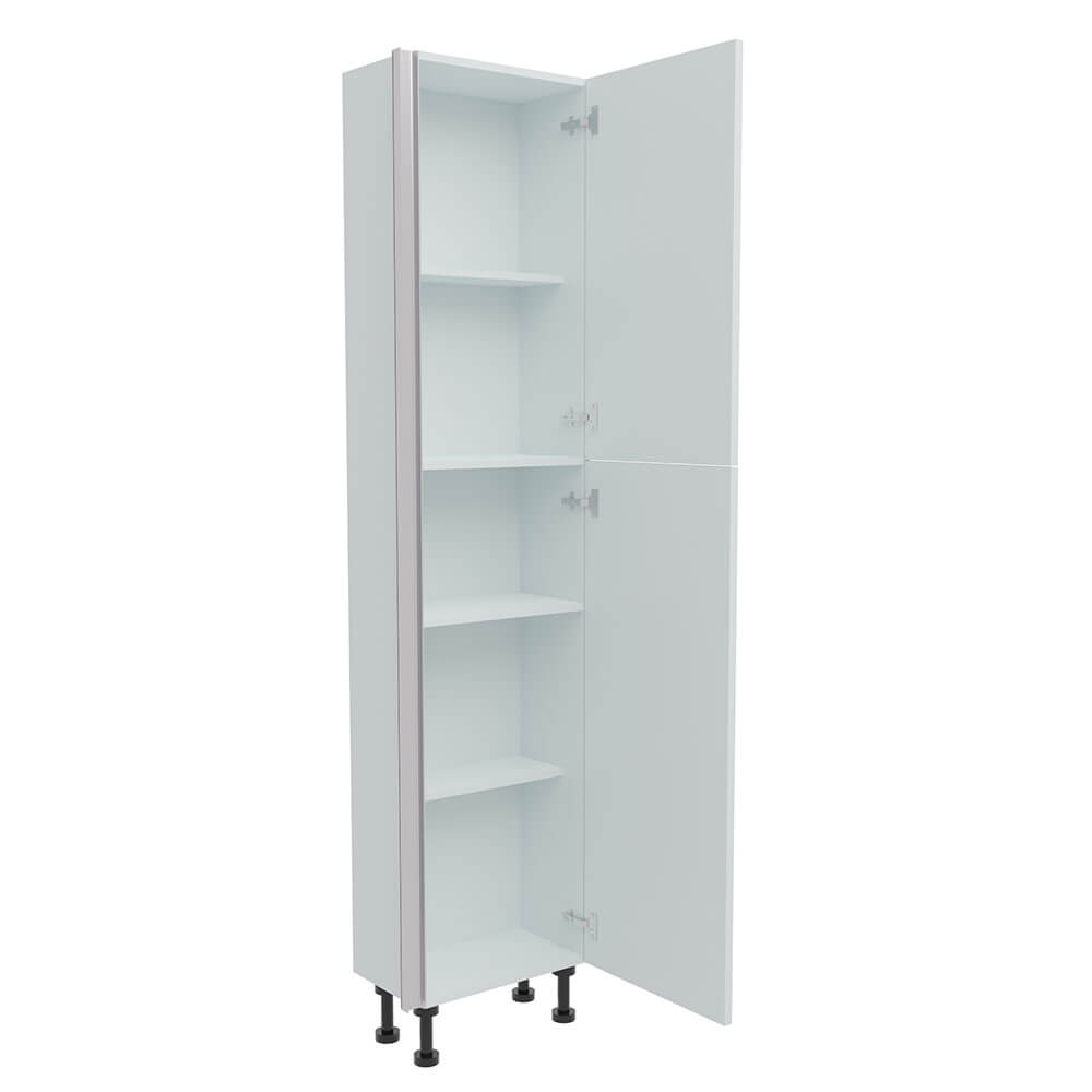 500mm True Handleless Tall Larder Unit - 895mm Top Door - Right Hand (High) (300mm Deep)