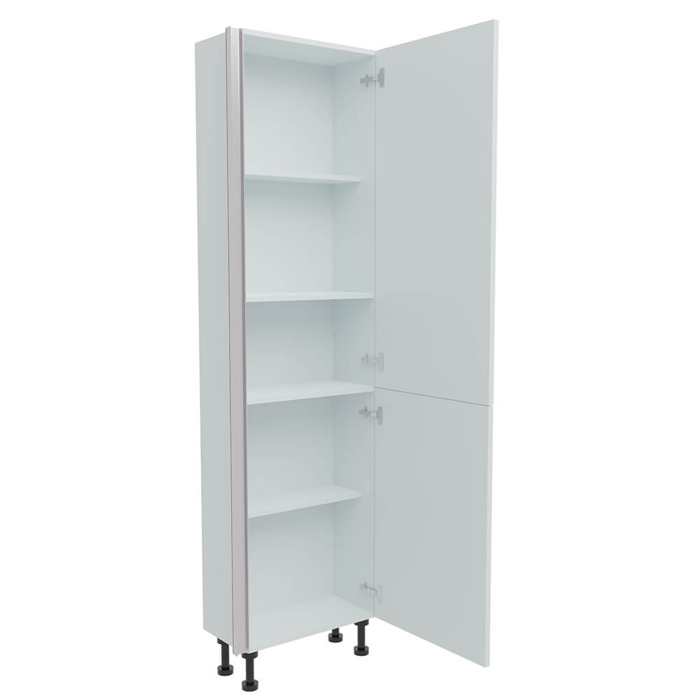 600mm True Handleless Tall Larder Unit - 895mm Lower Door - Right Hand (High) (300mm Deep)