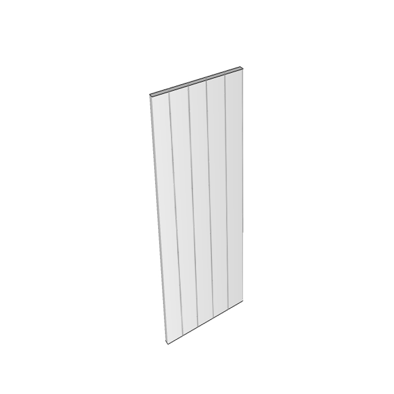 Fairwood (F&B or RAL Colour) Wall End Panel - T&G - 990 x 375 x 20mm (High)