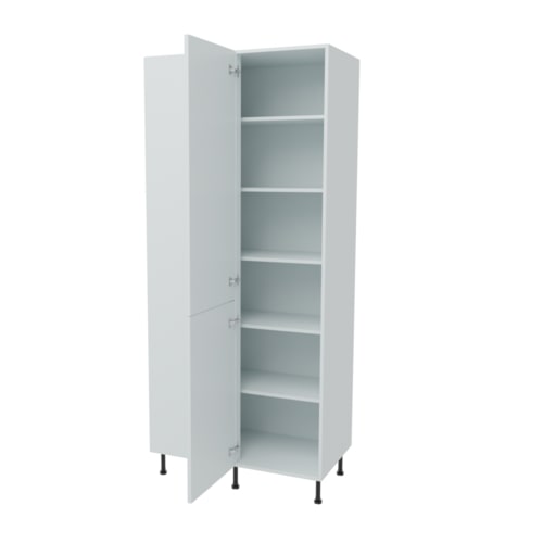 1000mm Tall Larder Corner Unit with Adjustable Corner Post - 720mm Lower Door (Medium) (Left Blank)