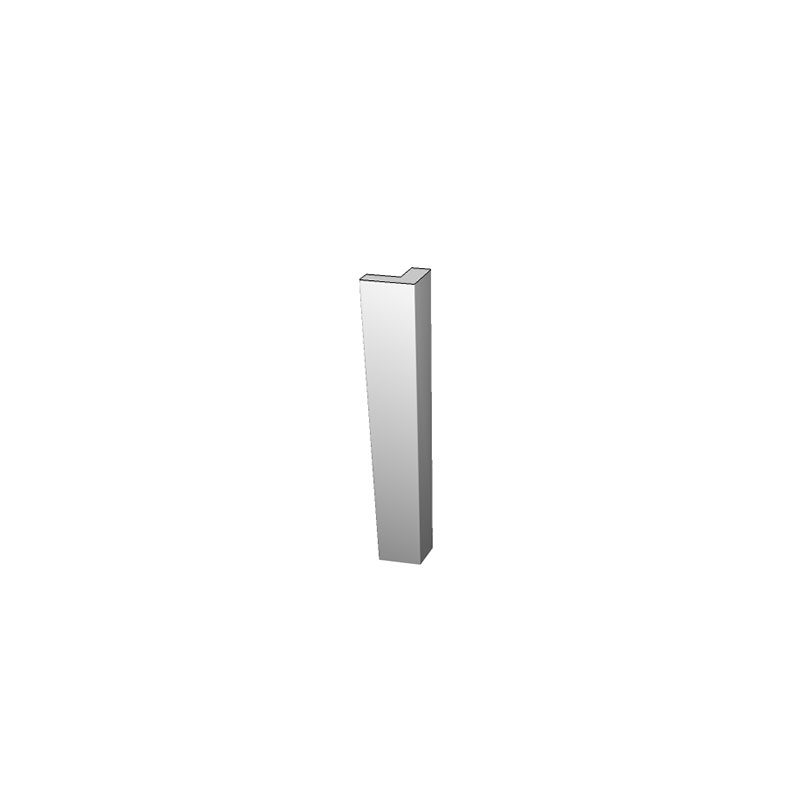 1 x Denia Bespoke External Corner Post - 325 x 46 x 46mm (For use with TH 2 Pan Drawer Units)