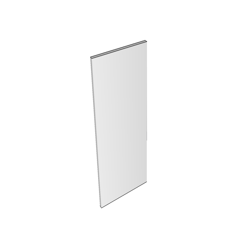 Beadwood Bespoke Wall End Panel - Plain 990x375x20 (High)