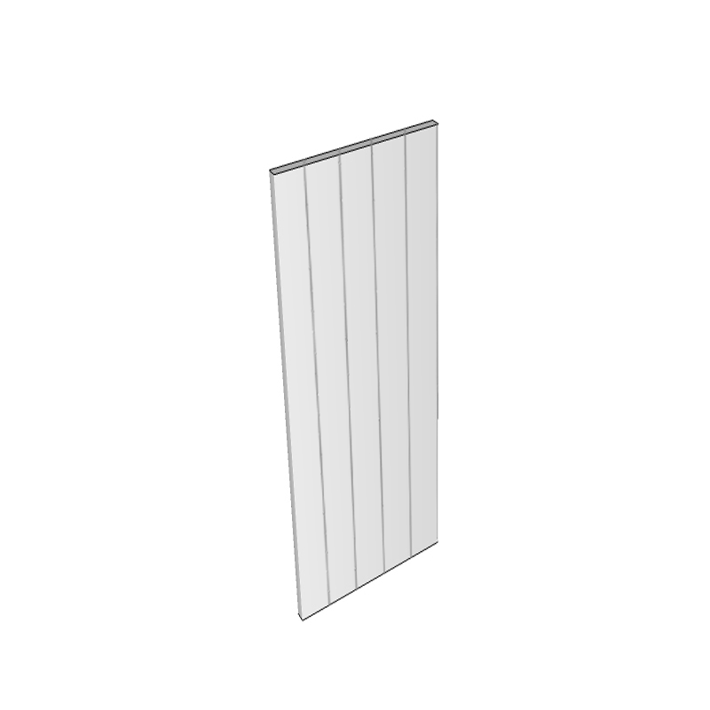 Beadwood Painted Wall End Panel - T&G - 990 x 375 x 20mm (High)