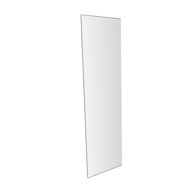Beadwood Painted Tall End Panel - Plain - 2400x650x18