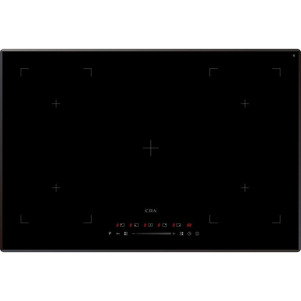 CDA HN7750FR - 5 Zone Induction Hob, 2 Bridging Zones