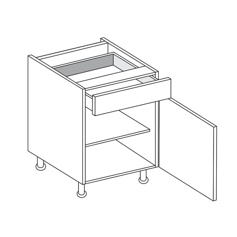 Piatto Matt Charcoal Drawer Line Units