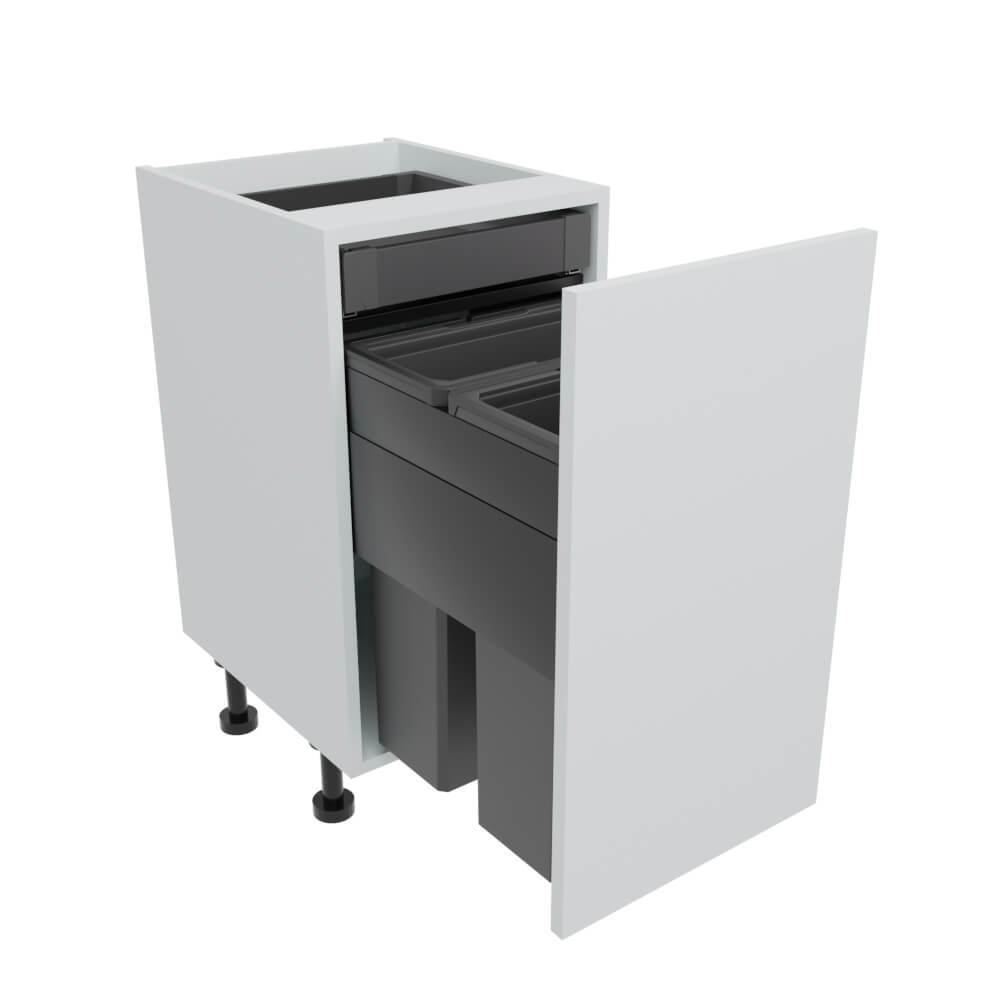 500mm Bin Store Highline Base Unit with Internal Drawer (2 x 32L)