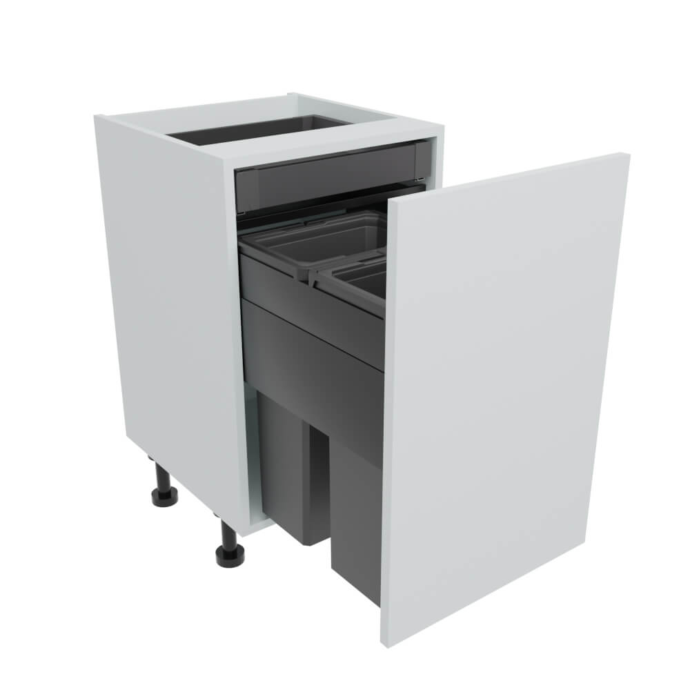 600mm Bin Store Highline Base Unit with Internal Drawer (2 x 32L & 1 x 21L)