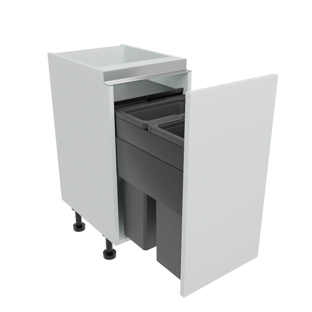 450mm True Handleless Bin Store Base Unit (2 x 32L)