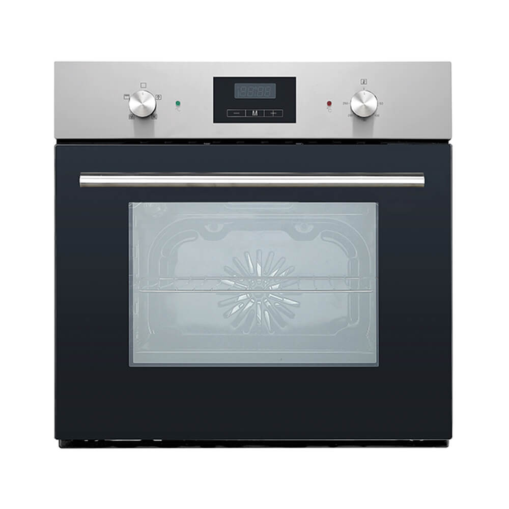 BEKIA 60cm Stainless True Fan 54L Single Oven With Programmer