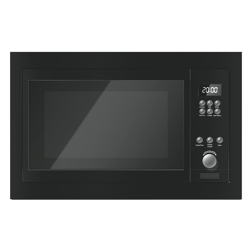 BEKIA 60cm Black 25L Combi Microwave Digital Controls