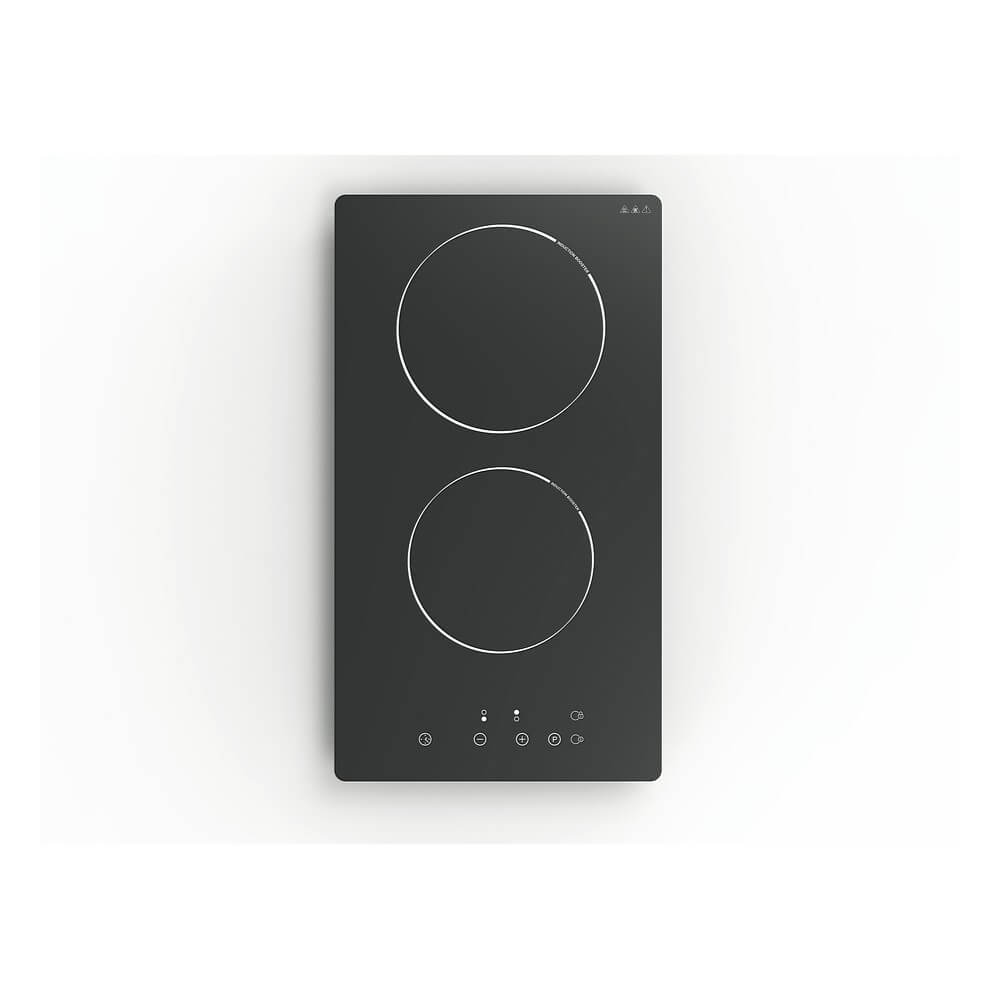 BEKIA 30cm Black 2 Zone Induction Hob Touch Controls