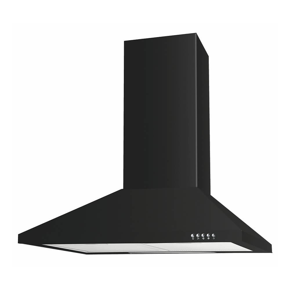 BEKIA 70cm Black Chimney Hood