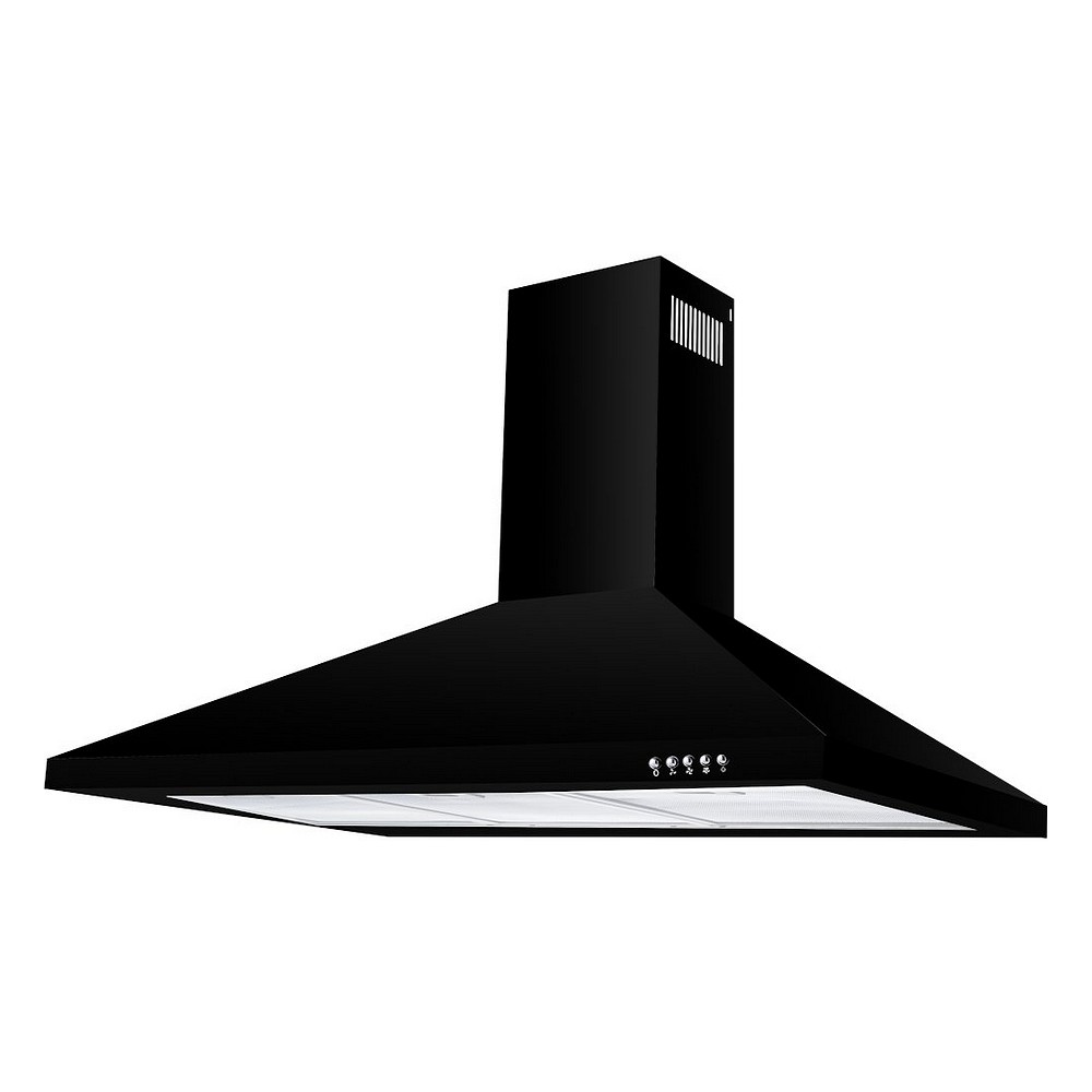 BEKIA 100cm Black Chimney Hood