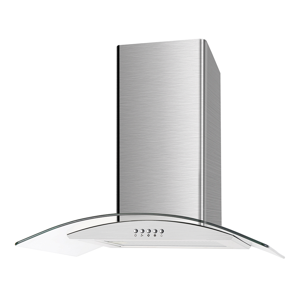 BEKIA 60cm Stainless Curved Glass Hood