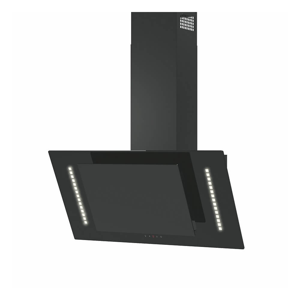 BEKIA 70cm Black Angled Glass RF Hood with White Ambient Light