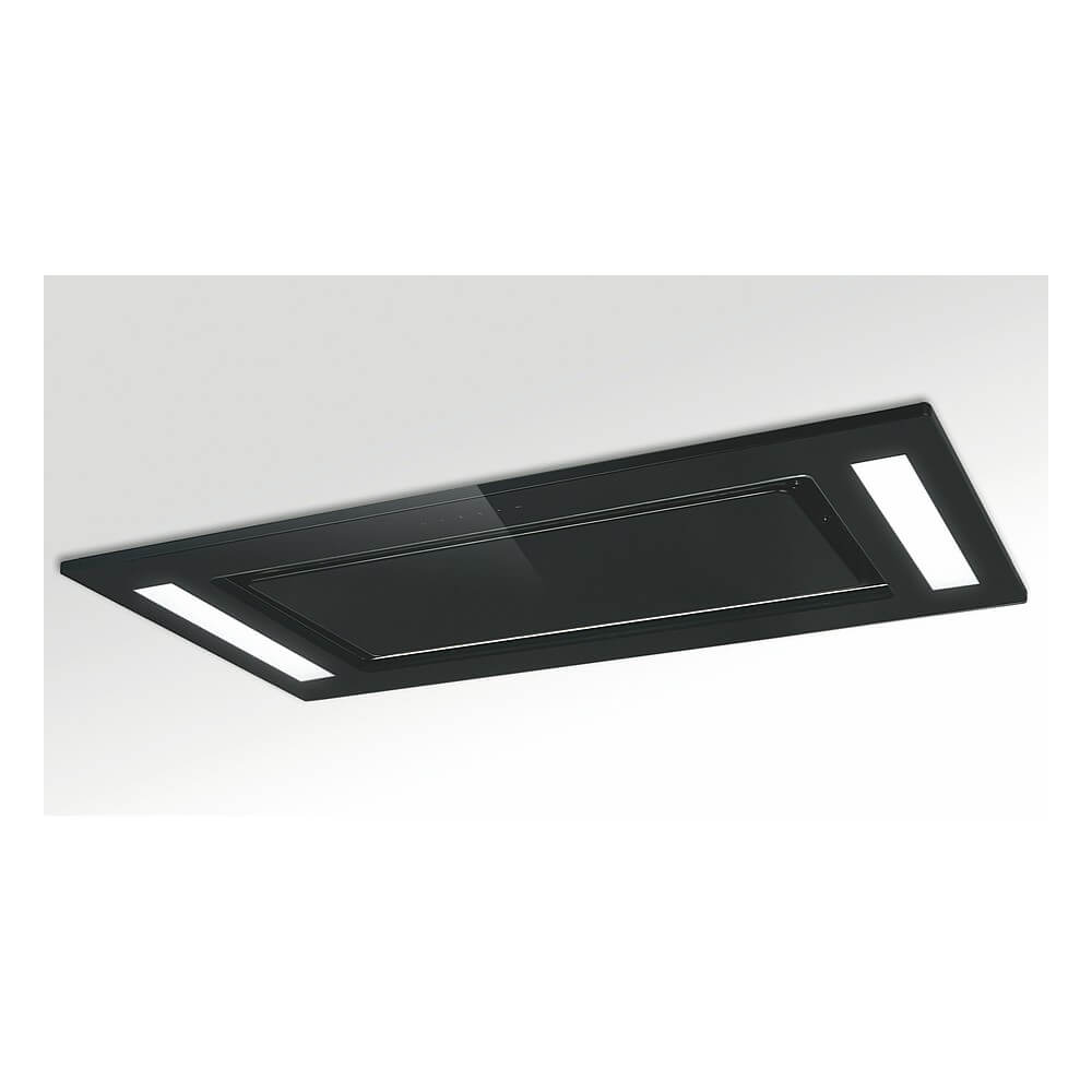 BEKIA 90cm Black Glass Ceiling Hood