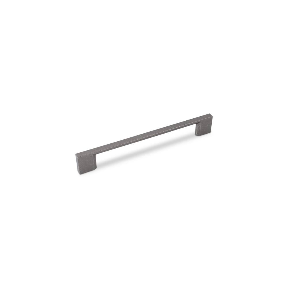 AURORA Slim Square D Handle - 188mm (160mm Hole Centres) - Pewter