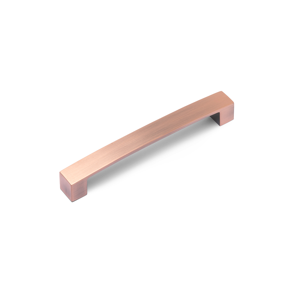 AURORA Block Bar D Handle - 177mm (160mm Hole Centres) - Antique Copper